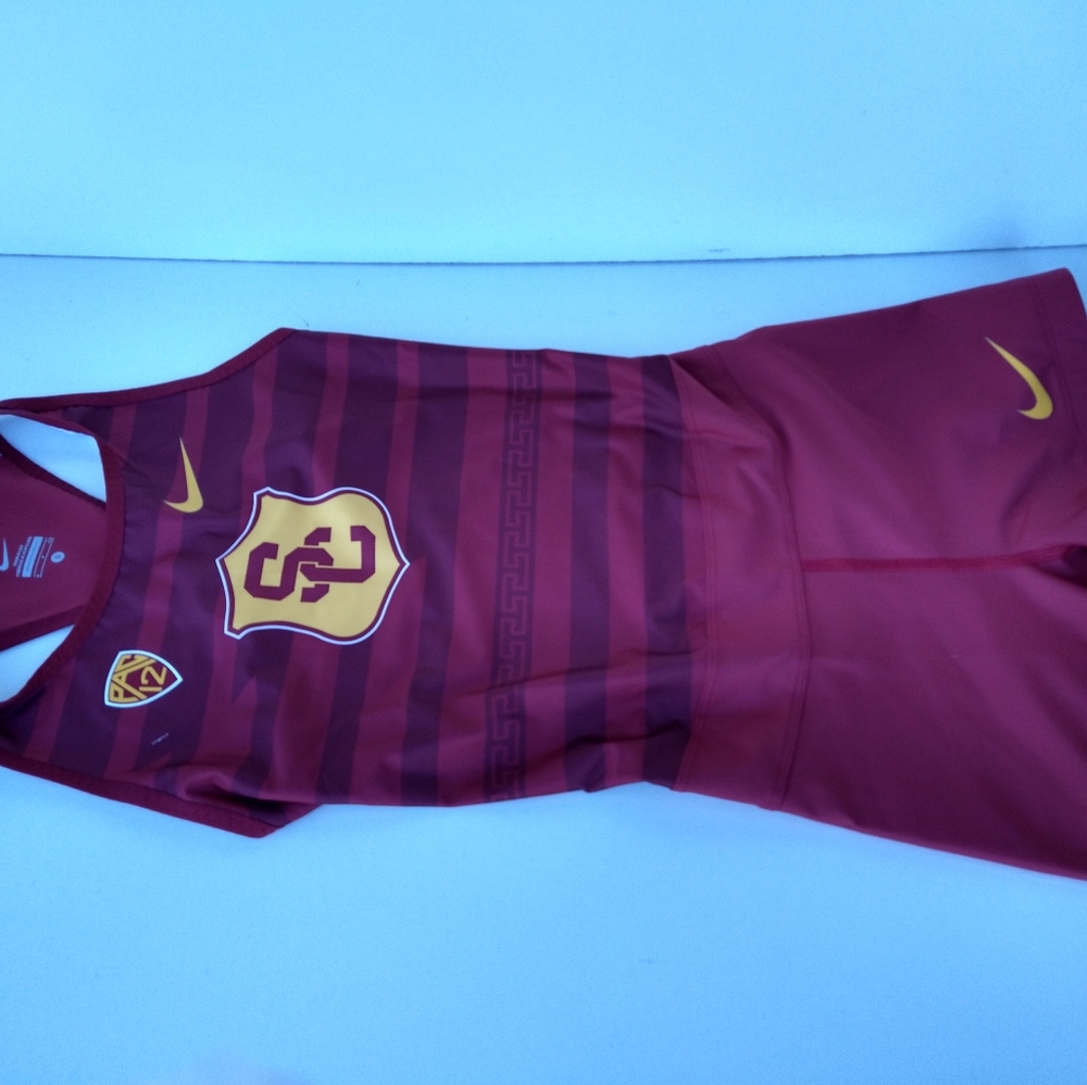 Nike Pro Elite Track Unitard Spandex Singlet Speed